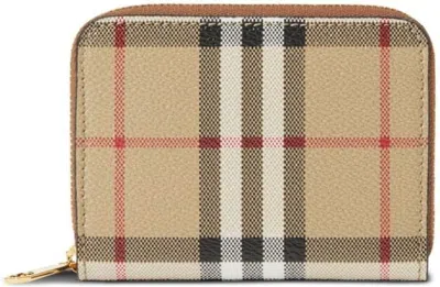 Burberry Women's Mini Zip Around Wallet In Printed