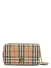 Burberry Small Lola Woven Check Crossbody