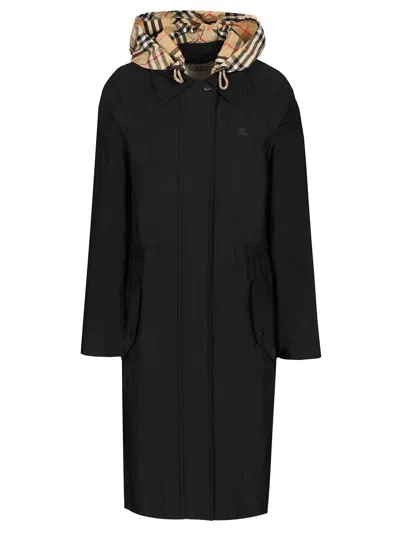 Burberry Women Newbury Parka In Black