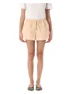 Burberry Skin Pink Nylon Blend Shorts In Teacup