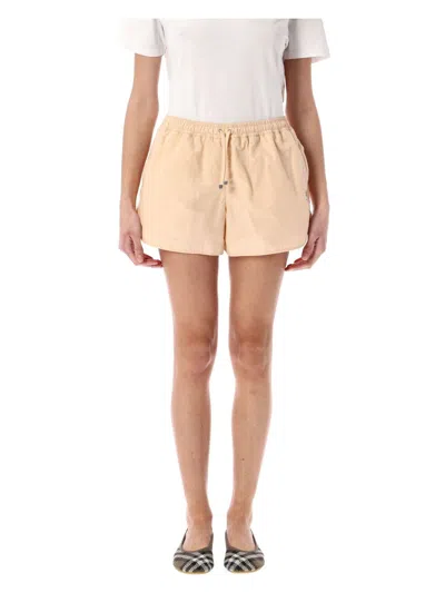 BURBERRY WOMEN'S NYLON COTTON SHORTS