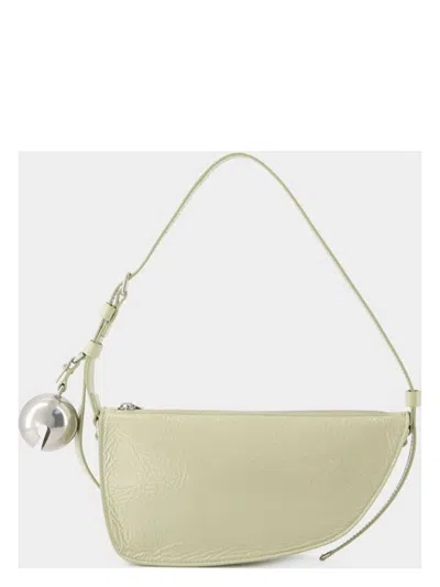 BURBERRY WOMEN'S PASTEL LEATHER KNIGHT SMALL SHOULDER BAG
