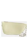 Burberry Pastel Green Leather Micro Shield Crossbody Bag