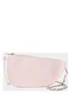 Burberry Mini Pink Leather Micro Shield Shoulder Handbag