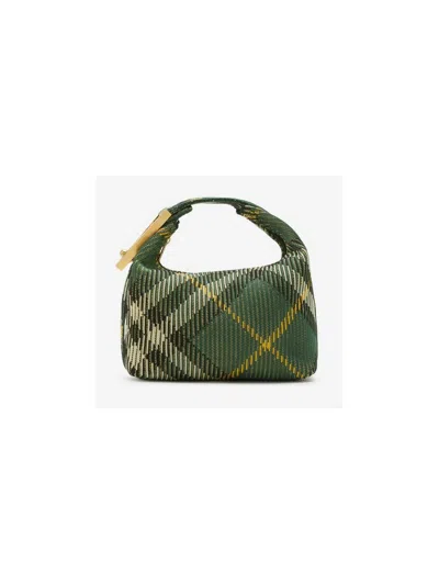 Burberry Mini Peg Duffle Bag In Green