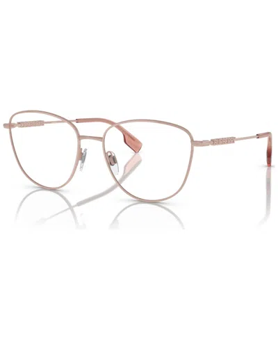 Burberry Women's Phantos Eyeglasses, Be1376 53 In Pink