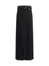 Burberry Crepe Jersey Maxi Skirt Skirts Black