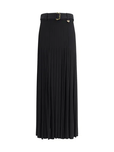 BURBERRY BURBERRY WOMEN PLEATED MIDI SKIRT