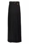 Burberry Crepe Jersey Maxi Skirt Skirts Black In Black