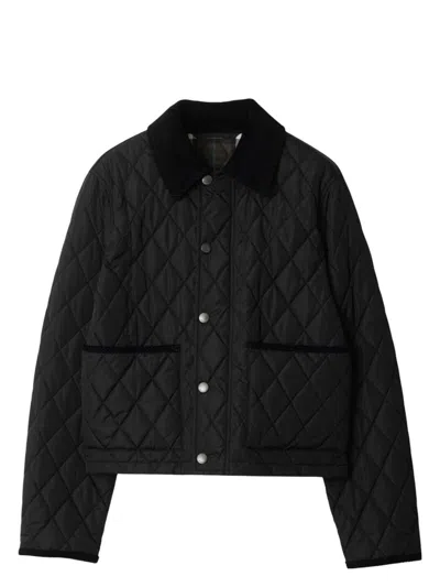 BURBERRY WOMEN'S POLYAMIDE COTTON JACKETS