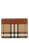 Burberry Women Printed Canvas Cardholder In Multi