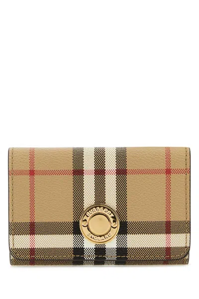 BURBERRY BURBERRY WOMEN PRINTED CANVAS WALLET