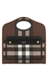 Burberry Printed E-canvas And Leather Mini Pocket Bag Handbag In Multicolor