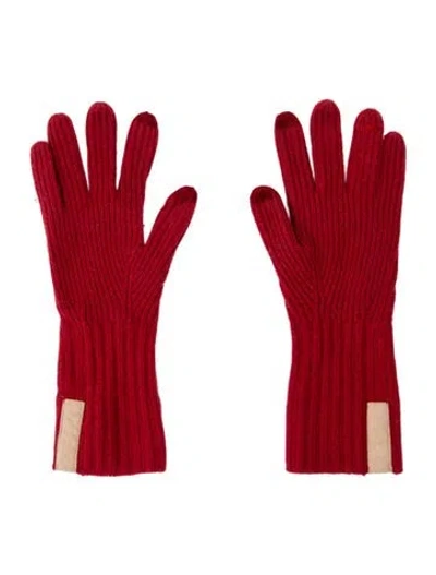 Pre-owned Burberry Women's Red Gloves