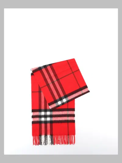 Burberry Women's Red Mini Scarf
