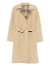 Burberry Women Reversible Dressing Gown Coat In Brown