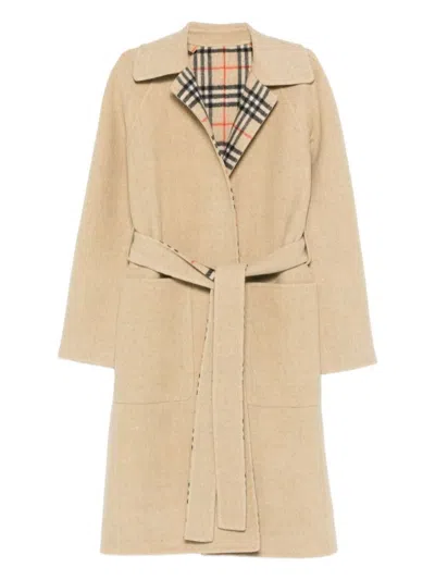 BURBERRY BURBERRY WOMEN REVERSIBLE DRESSING GOWN COAT