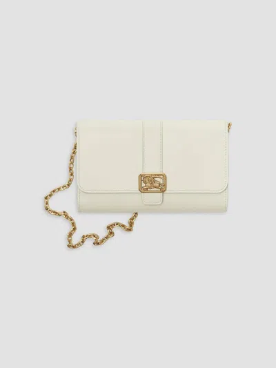 Burberry Women's Rider Chain Wallet In Soap