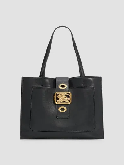 Burberry Women's Rider Small Tote Bag In Black