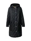 Burberry Women's Roxby Archive Quilted Logo Coat In Black