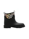 Burberry Women Marsh Stamp Rubber Ankle Boots In Multi