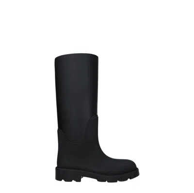 Burberry Women's Rubber Boots Black