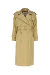 Burberry Castleford Checked Cotton-gabardine Trench Coat In Green