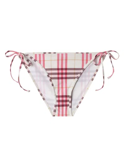 BURBERRY WOMEN'S SAIDE CHECK BIKINI BOTTOM