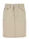 Burberry Equestrian Knight Denim Skirt
