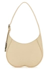 Burberry Sand Leather Small Chess Shoulder Bag In Brown