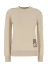 Burberry Sand Wool Sweater