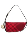 Burberry Mini Shield Sling Leather Shoulder Bag In Red