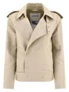 Burberry Bomber Jacket In Beige
