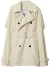 Burberry Short Silk Trench Coat