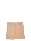 Burberry Logo Detailed Pleated Shorts