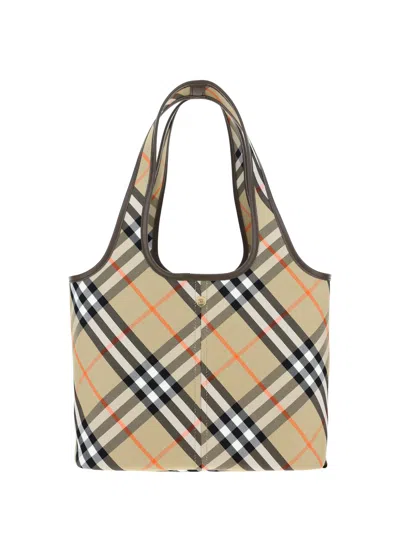 Burberry Women Shoulder Tote Bag In Multicolor