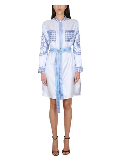 BURBERRY WOMEN'S SILK CHEMISIER DRESS
