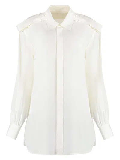 BURBERRY WOMEN'S SILK SHIRT