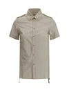 Burberry Women Silk Shirt In Neutral