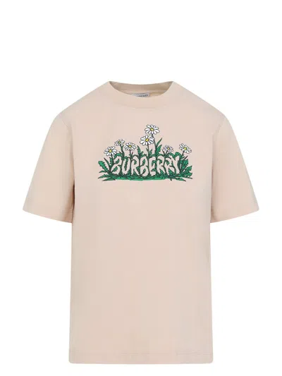 BURBERRY WOMEN'S SKIN COTTON T-SHIRT