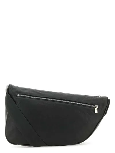 Burberry Women's Slate Leather Large Shield Crossbody Bag