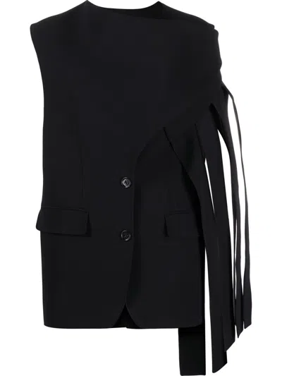 Burberry Women Sleeveless Blazer In Multi