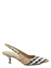 Burberry Slingback Pumps Birdie Check Women