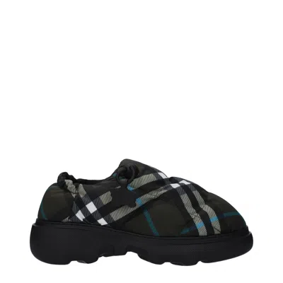 Burberry Women's Slip On Fabric Green In Multi