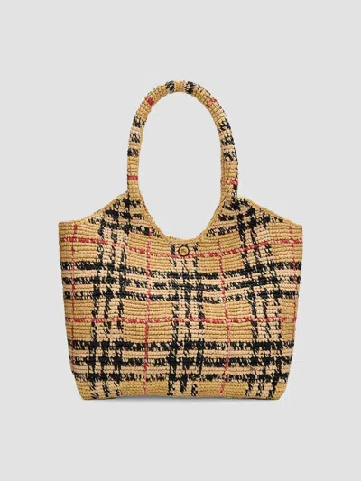 Burberry Women's Small Margate Tote Bag In Sand