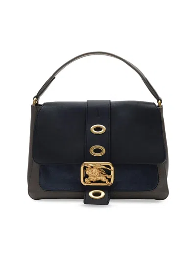 Burberry Small Rider Bag In Black
