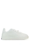 Burberry Women Box Sneaker In Leather In White