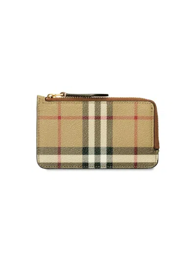 Burberry Women's Somerset Check Zip-around Wallet