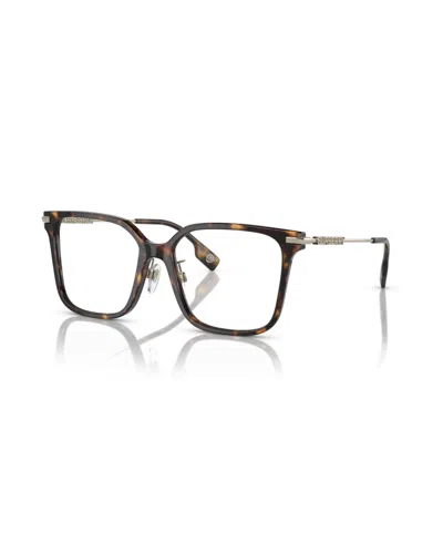Burberry Women's Square Elizabeth Eyeglasses, Be2376 In Brown