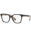 Burberry Women's Square Eyeglasses, Be234752-o In Dk Havana